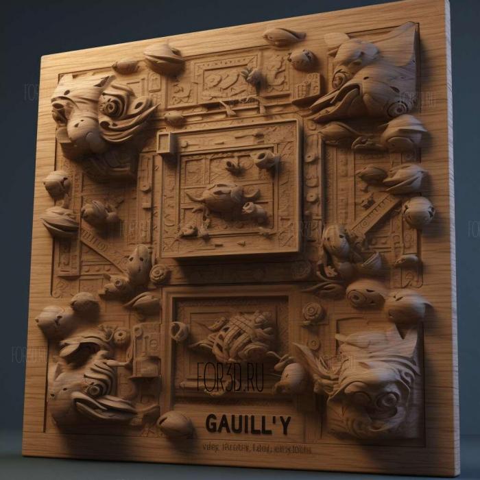 Guilty Party TV series 4 stl model for CNC